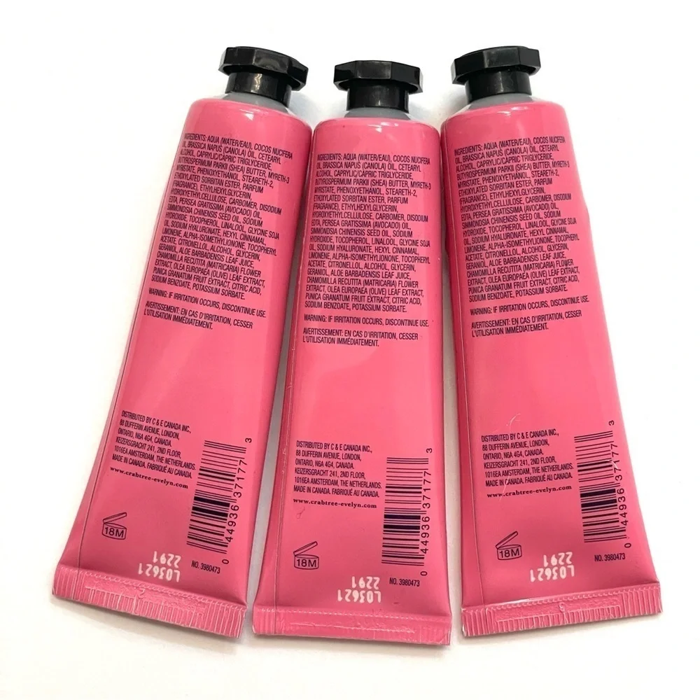 Crabtree & Evelyn Pear & Pink Magnolia Hand Therapy .9 oz Travel Size Lotion